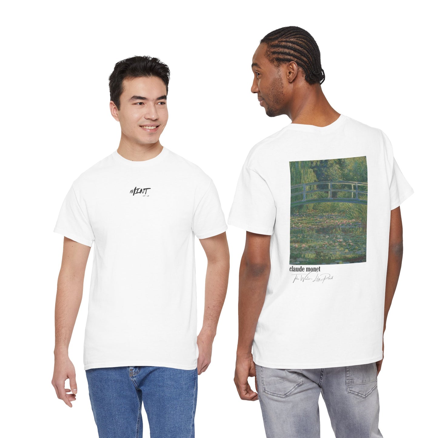 Claude Monet Water Lilies Bridge Print Tee