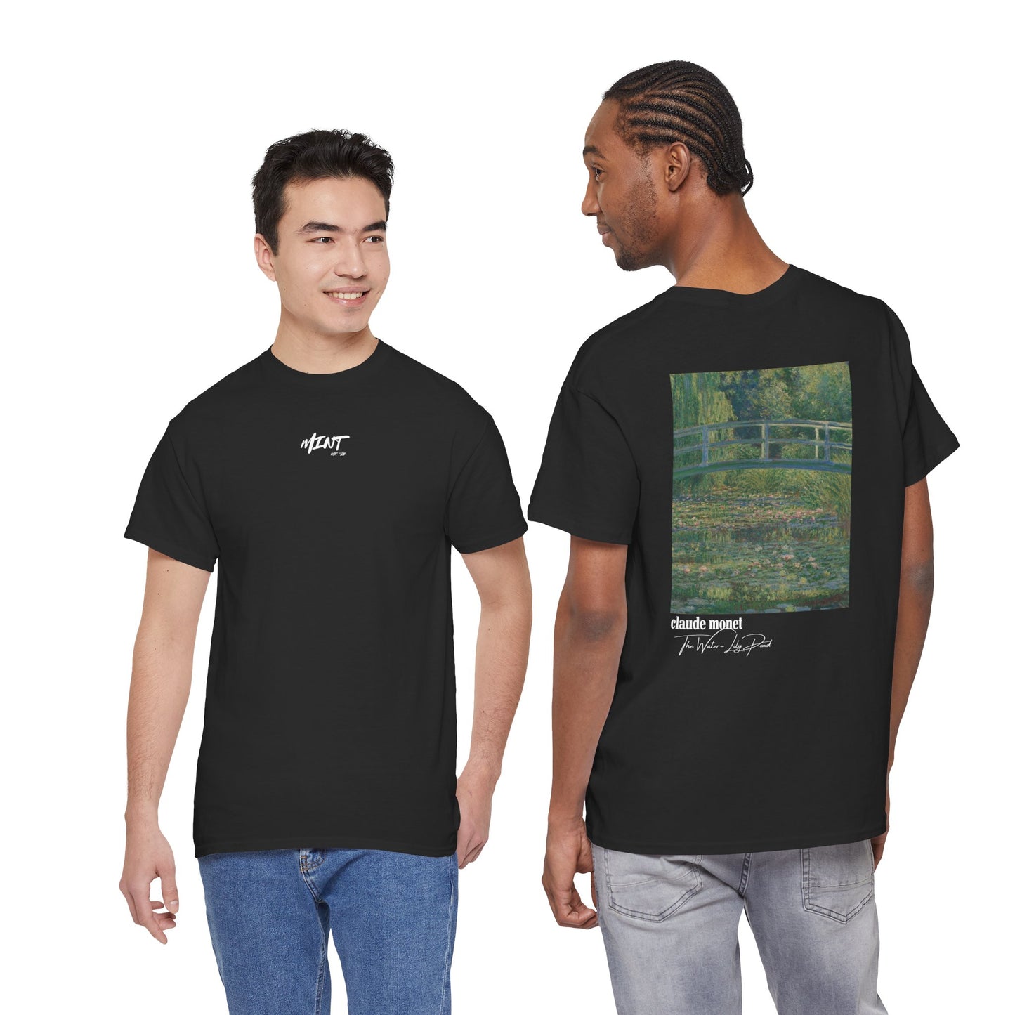 Claude Monet Water Lilies Bridge Print Tee