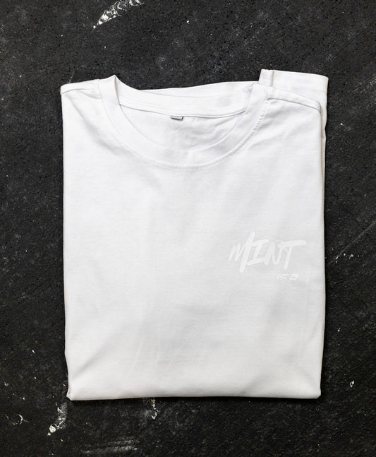 Stealth Mint Tee White